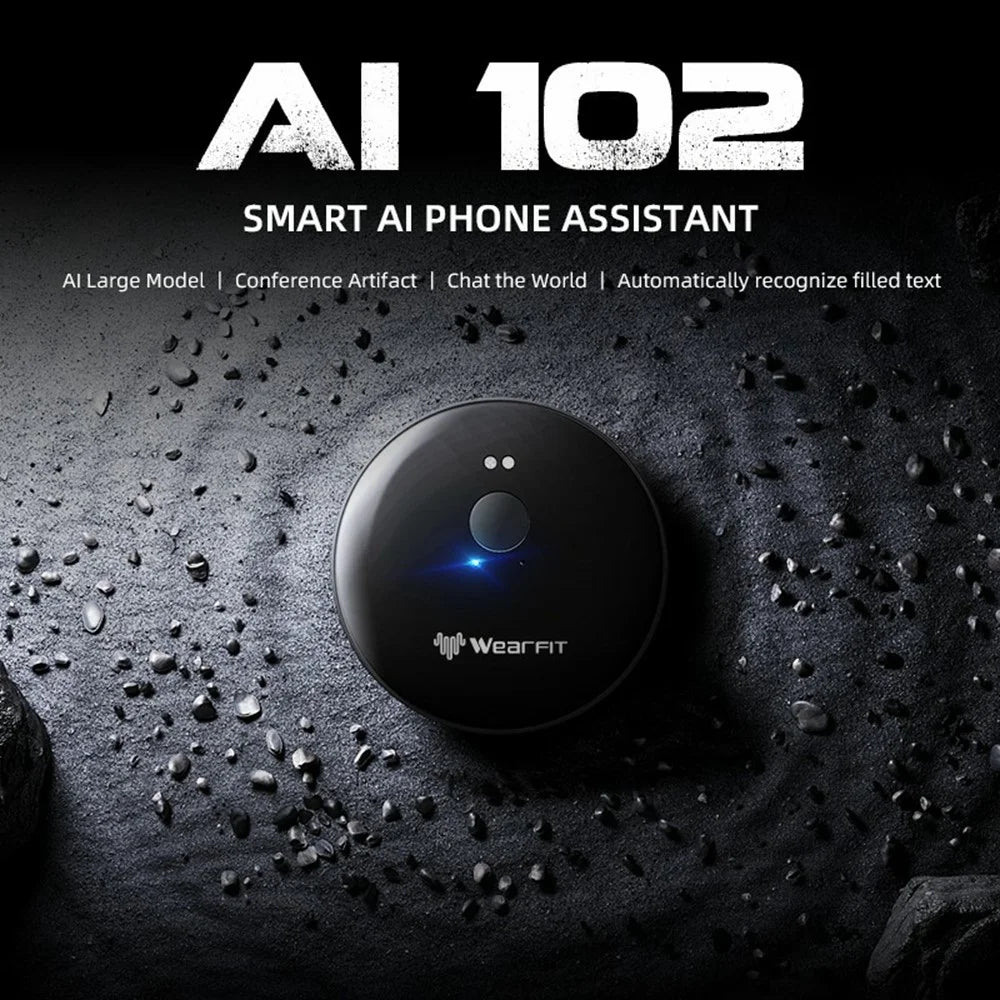 Ai102 Voice Translator Device Real Time Language Translation Smart Instant Scan Translator - Black - 2