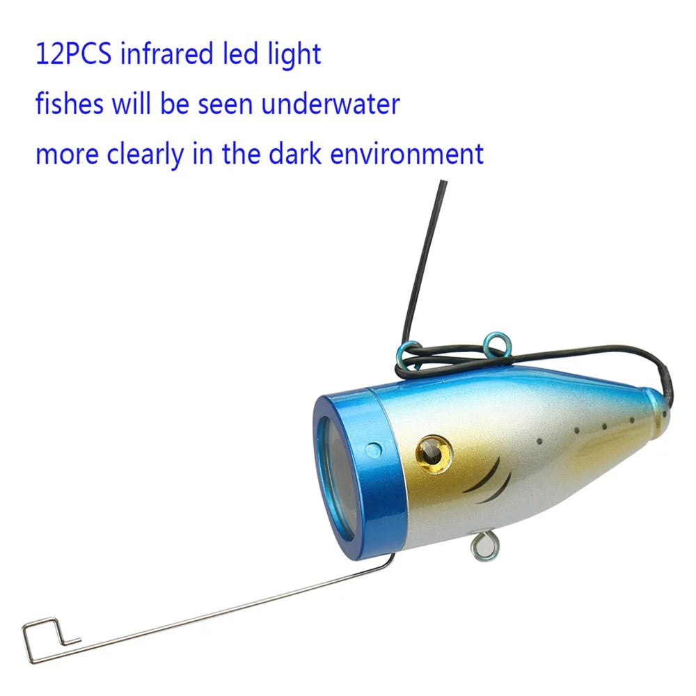 SY7100 7-inch LCD Deep Water Fish Shape Fish Finder Underwater Video Camera, EU Plug - 5