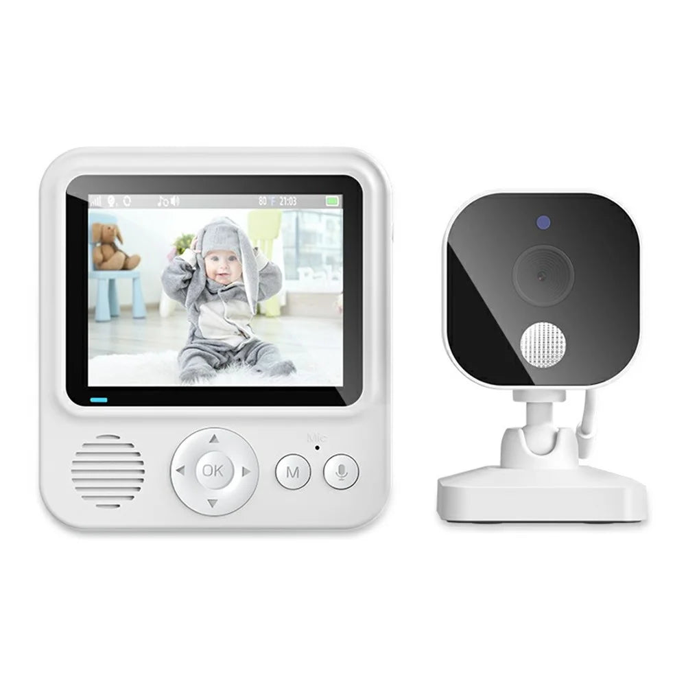 ABM900 Baby Monitor 2.8 inch Indoor Security Camera Two-Way Audio, Lullabies - US Plug - 2