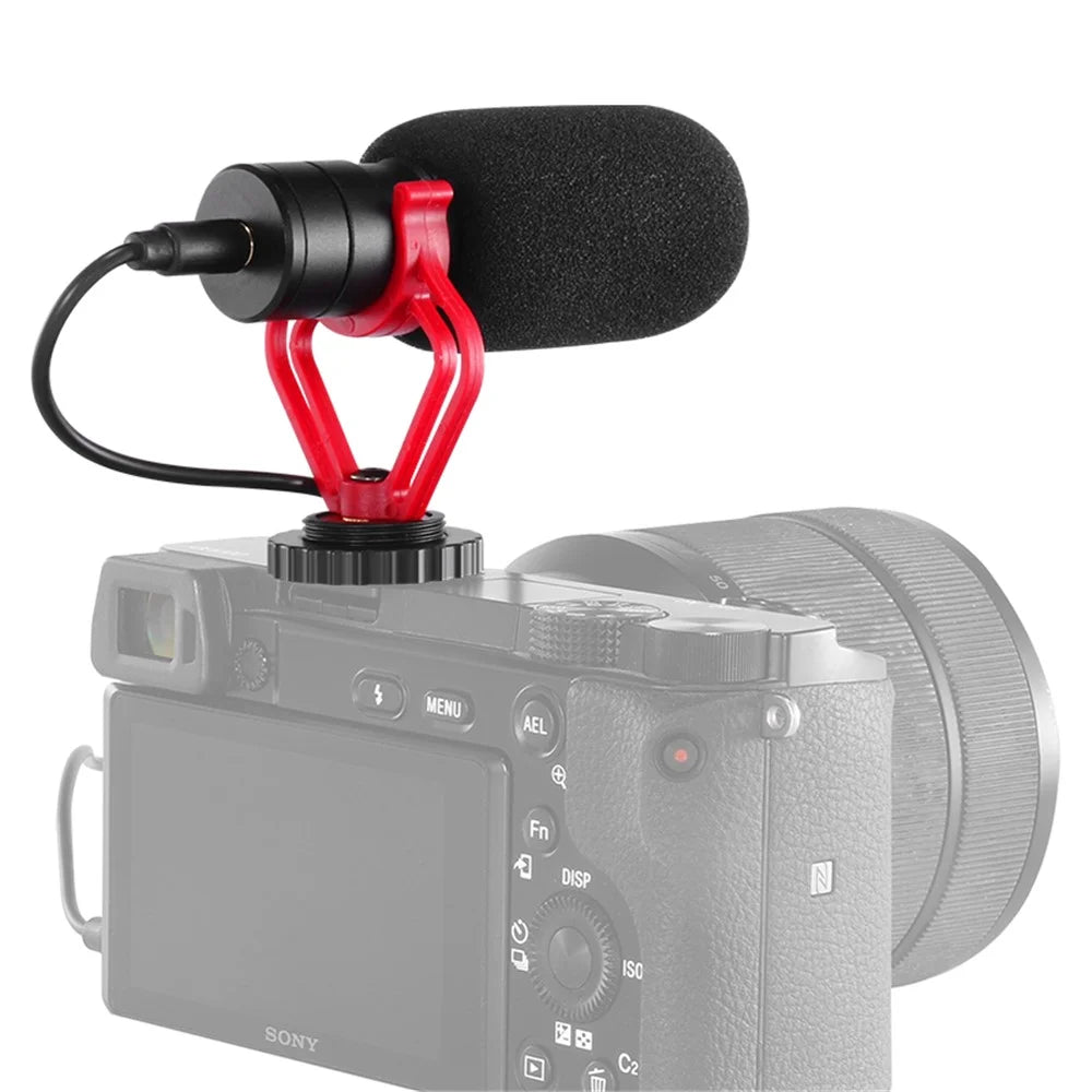 KATTO KT-G3 Phone Camera Shotgun Microphone Portable Electrostatic Condenser Microphone Intelligent Noise Reduction - 2