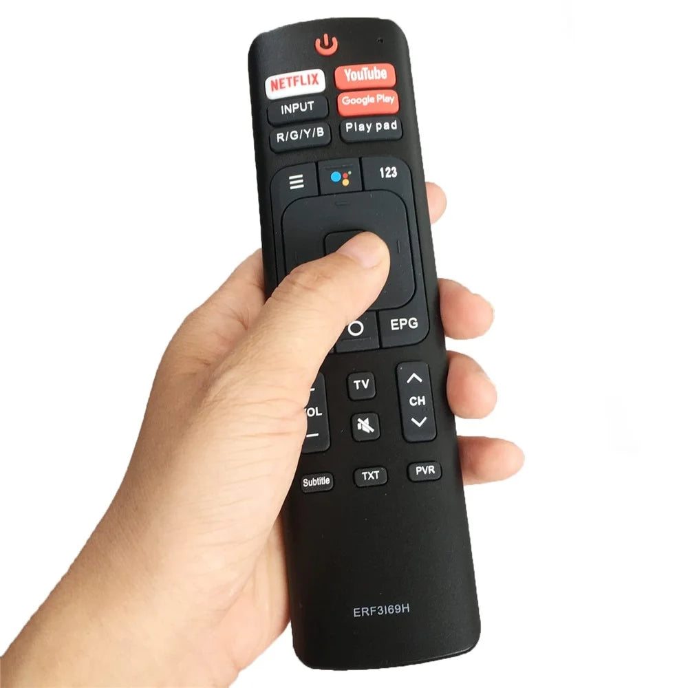 ERF3I69H For Hisense TV Remote Control Ergonomic ABS Television Controller - 2