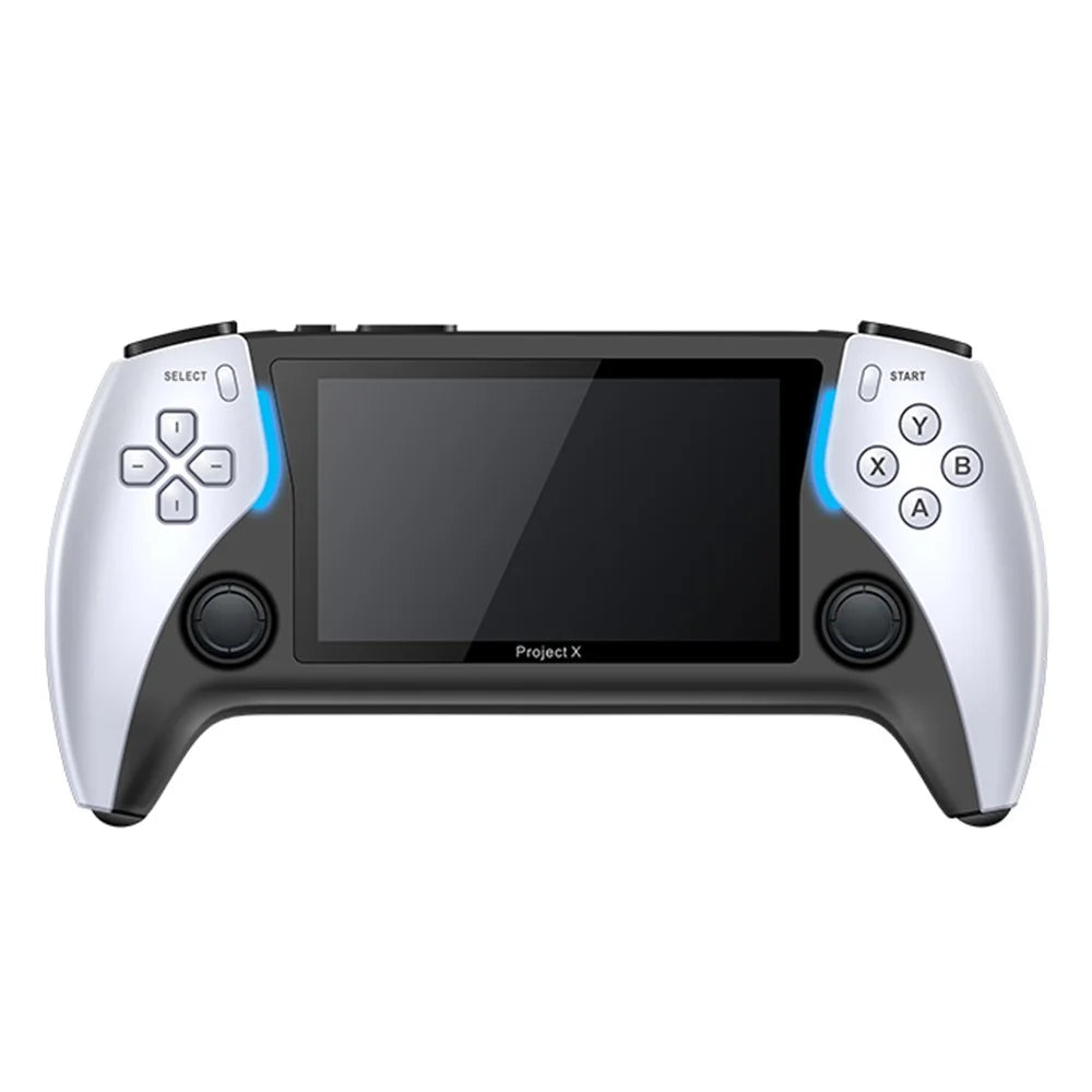 PROJECT X Handheld Retro Game Console 4.3-inch IPS Screen Supports Dual Player Combat with Dual Controllers - 1