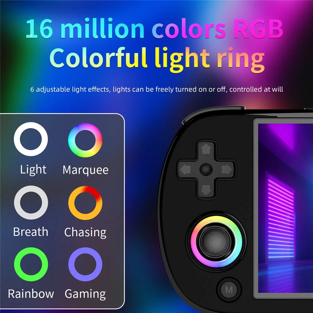 ANBERNIC RG40XXH 4.0 Inch IPS Screen 64G Bluetooth + WiFi Handheld Video Game Console, without TF Card - Black - 7