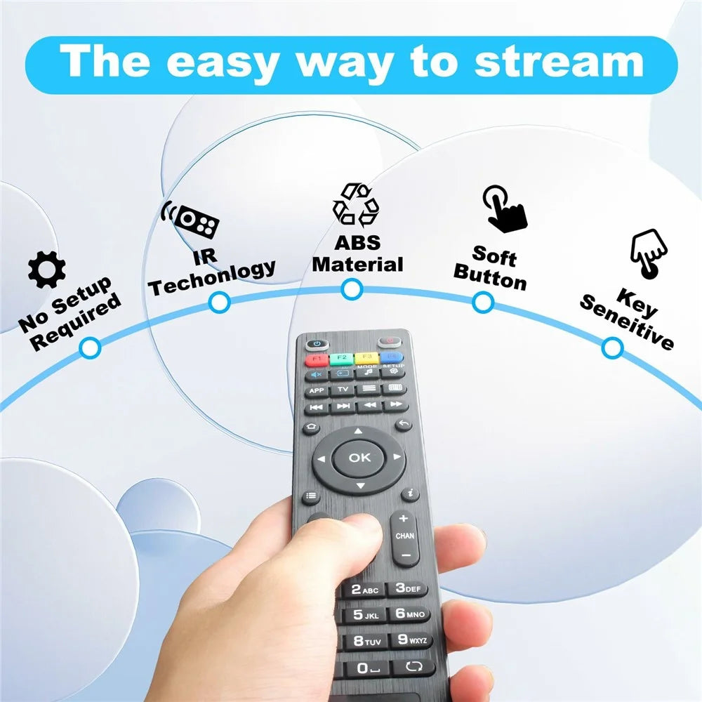 For Infomir Mag250  /  Mag254  /  Mag255  /  Mag256  /  Mag275 Set Top Box Remote Control Replacement - 2