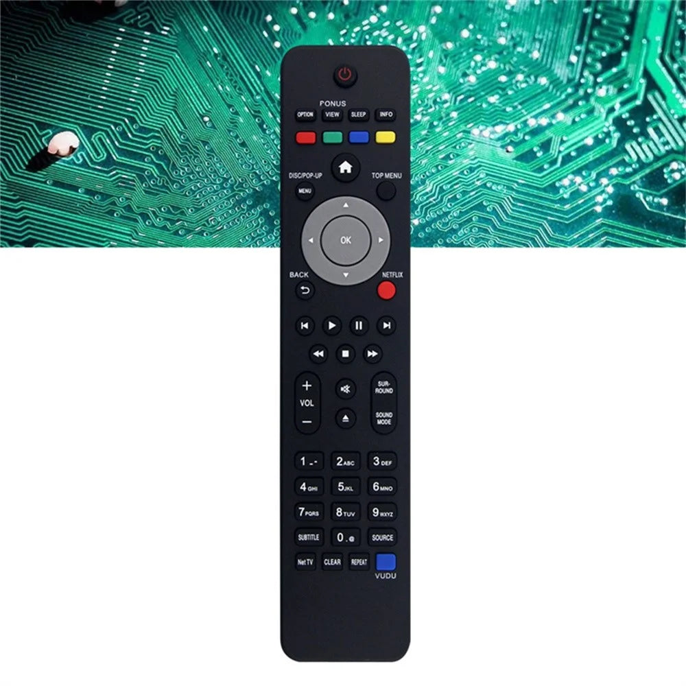 NC201 For Philips Blu-Ray DVD Home Theater System Remote Control 1-10m Range Infrared Replacement Controller - 5
