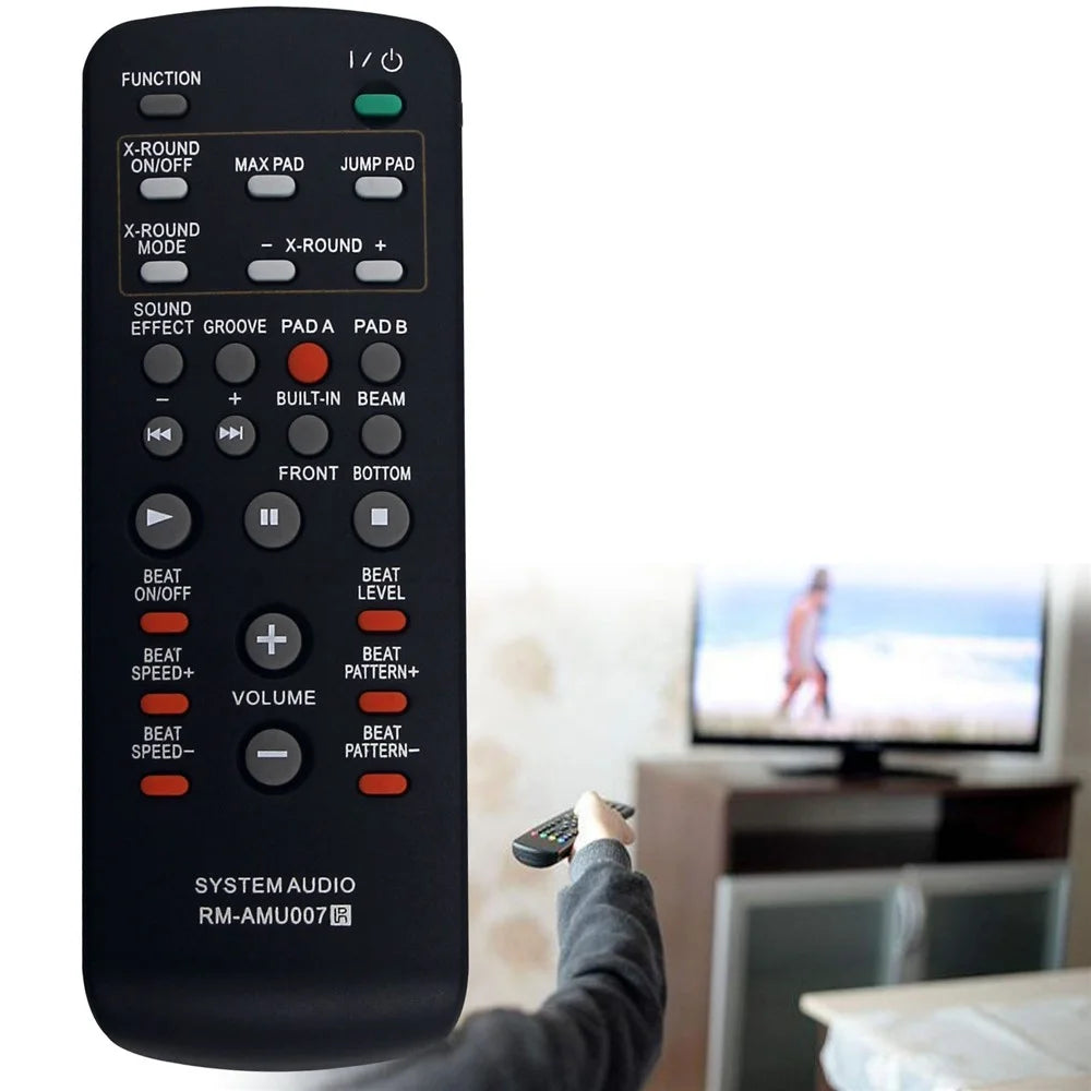 RM-AMU007 For Sony Audio System Remote Control 10m Range Replacement Infrared Controller - 2