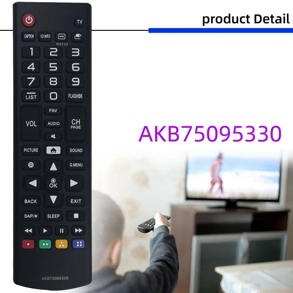 AKB75095330 For LG TV Remote Control Infrared Wireless Replacement Controller - 2