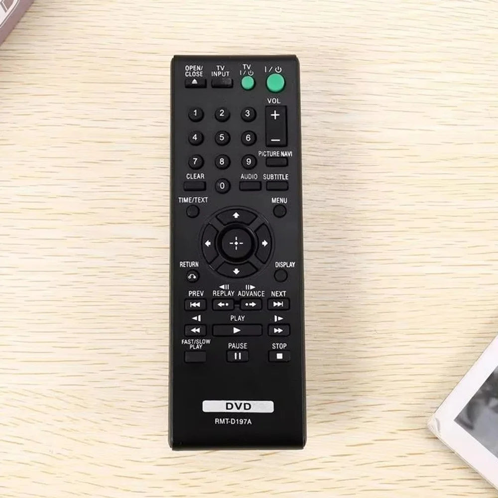RMT-D197A For Sony DVD Wireless Remote Control Infrared Replacement Ergonomic Controller - 3