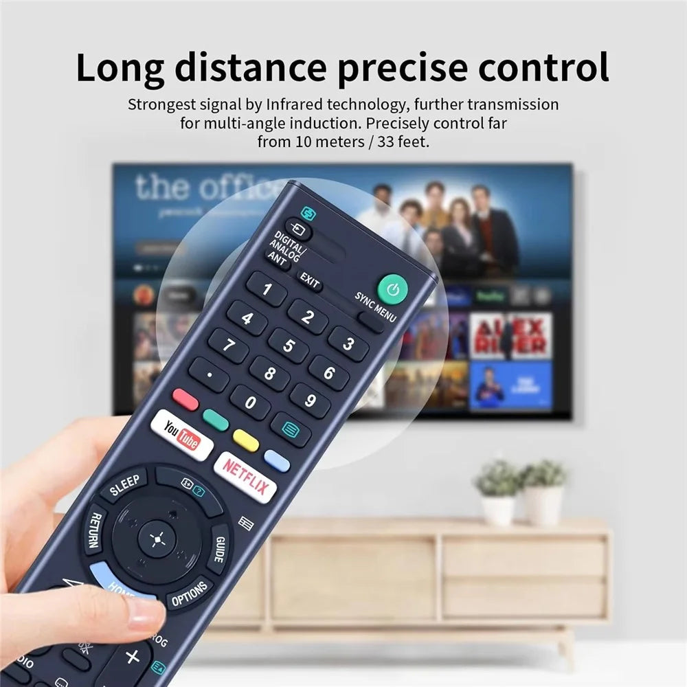 RMT-TX300P For Sony TV Remote Control Battery Operated Infrared Replacement Controller - 2