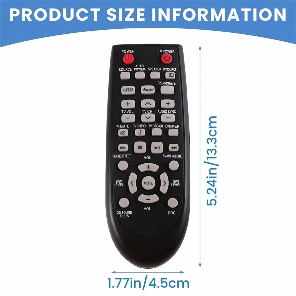 AH59-02547B For Samsung Soundbar Remote Control 10m Range Infrared Controller Replacement - 6