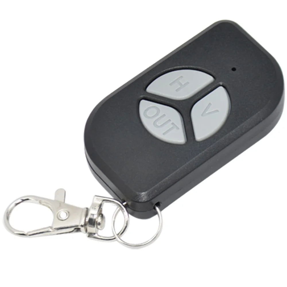 For Rossi & Peccinin DZ 3  /  DZ 4  /  DZ Nano Turbo  /  DZ 3 Turbo  /  DZ 4 Turbo 433MHz Garage Door Remote Control Rolling Code 3 Button 50-100M Range Remote Controller Transmitter - Black - 4