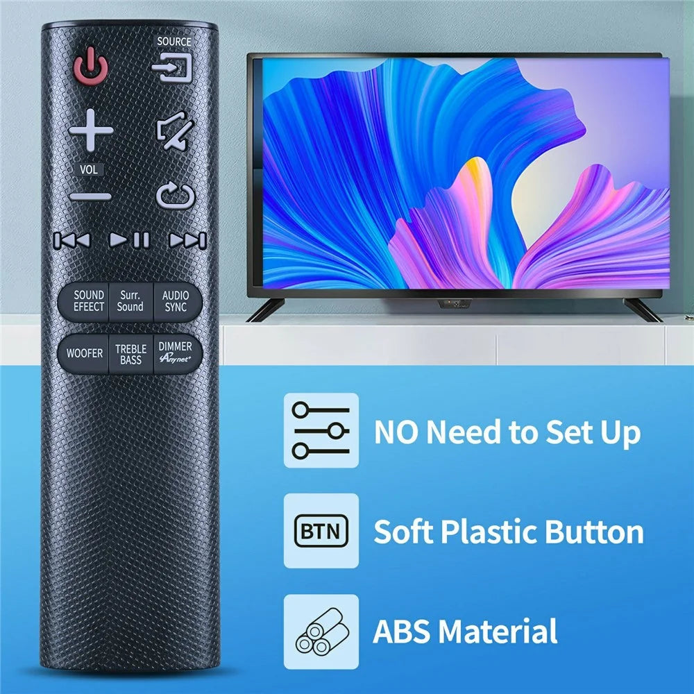 AH59-02632A For Samsung Soundbar Remote Control 10m Range Infrared Controller Replacement - 4