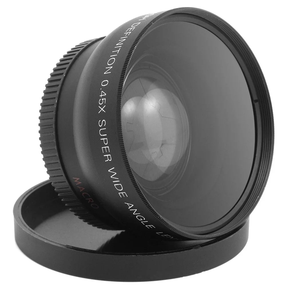 52mm 0.45X Wide-Angle Lens + Macro Lens with Storage Bag Camera Accessories Lens 18-55mm - 2
