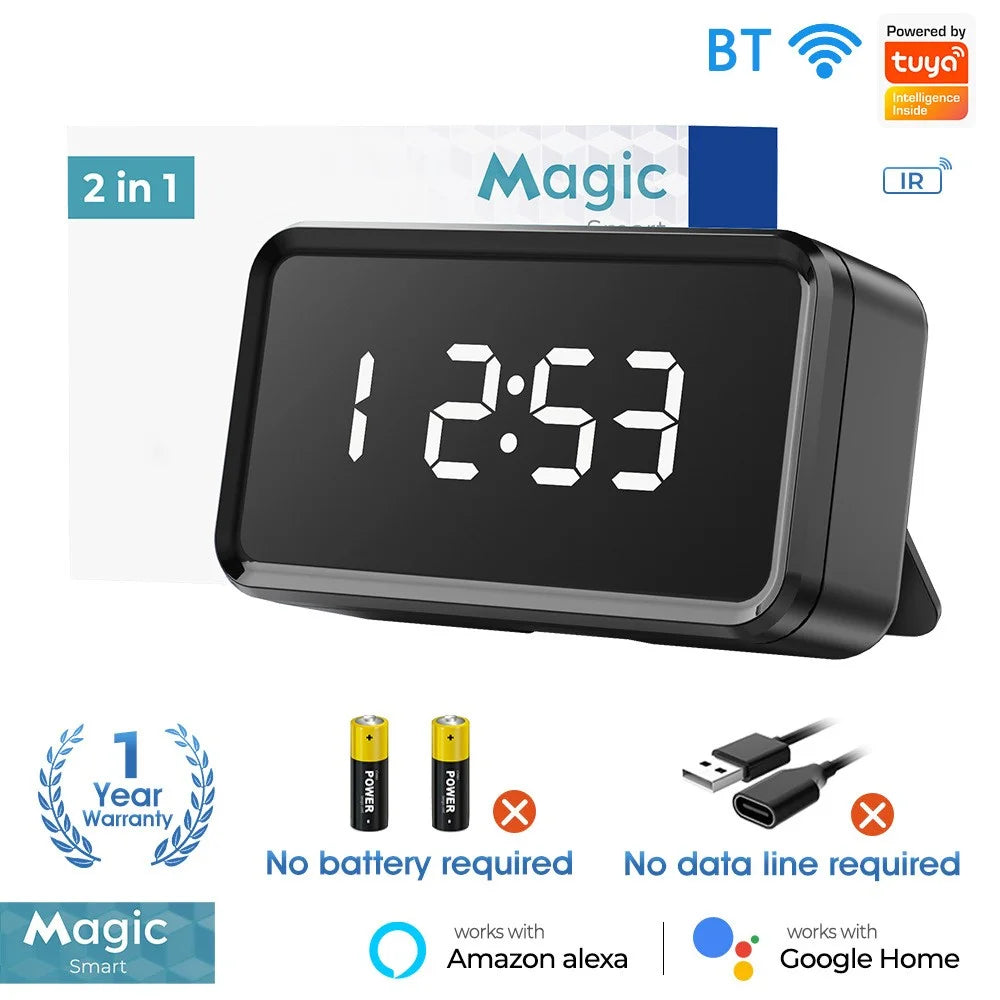 MG-YKQ100 Tuya Smart Home Universal Remote Control WiFi / Bluetooth-compatible Infrared Remote Controller with Time Display - 2