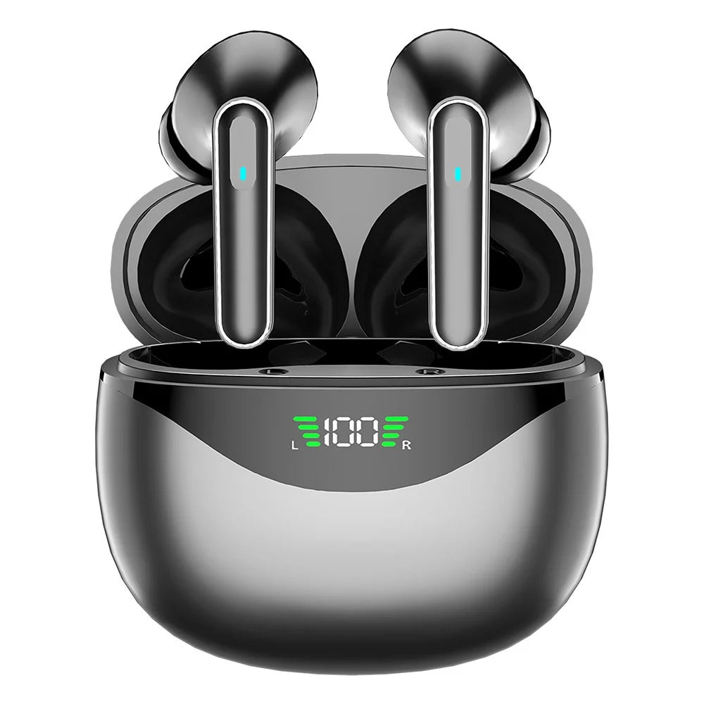 DP4 HiFi Sound Bluetooth-compatible Earphones Noise Reduction Wireless In-Ear Headphones - Black - 1