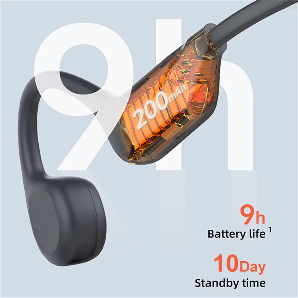 S1 Bone Conduction Headset Outdoor Running Sports Neckband Open Ear Bluetooth-compatible Earphone - 2
