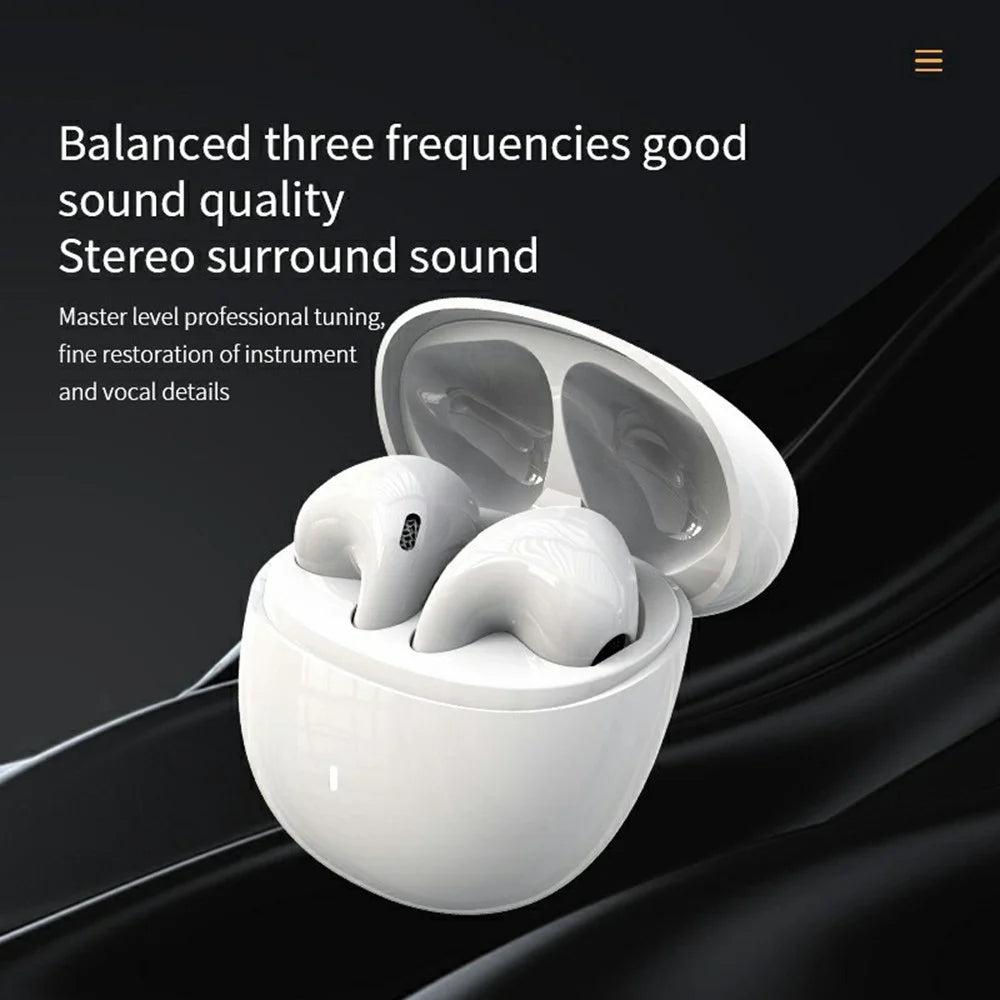 V350 Wireless Bluetooth-Compatible Earphone HiFi Sound Quality Touch Control Music Gaming Headset - Black - 4