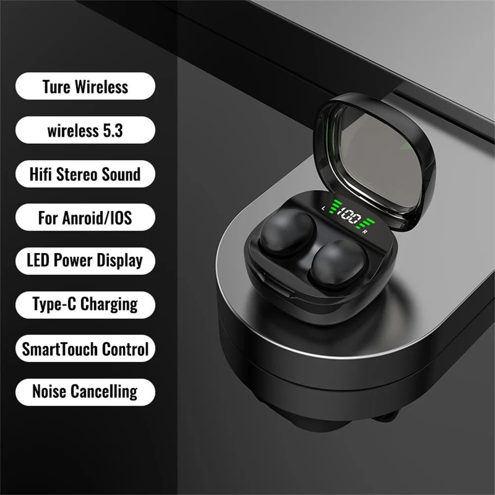 mini13 Mini Sleep Wireless Earbuds HD HiFi Bass Sound Invisible Bluetooth-Compatible Earphones (Standard Version) - Black - 2