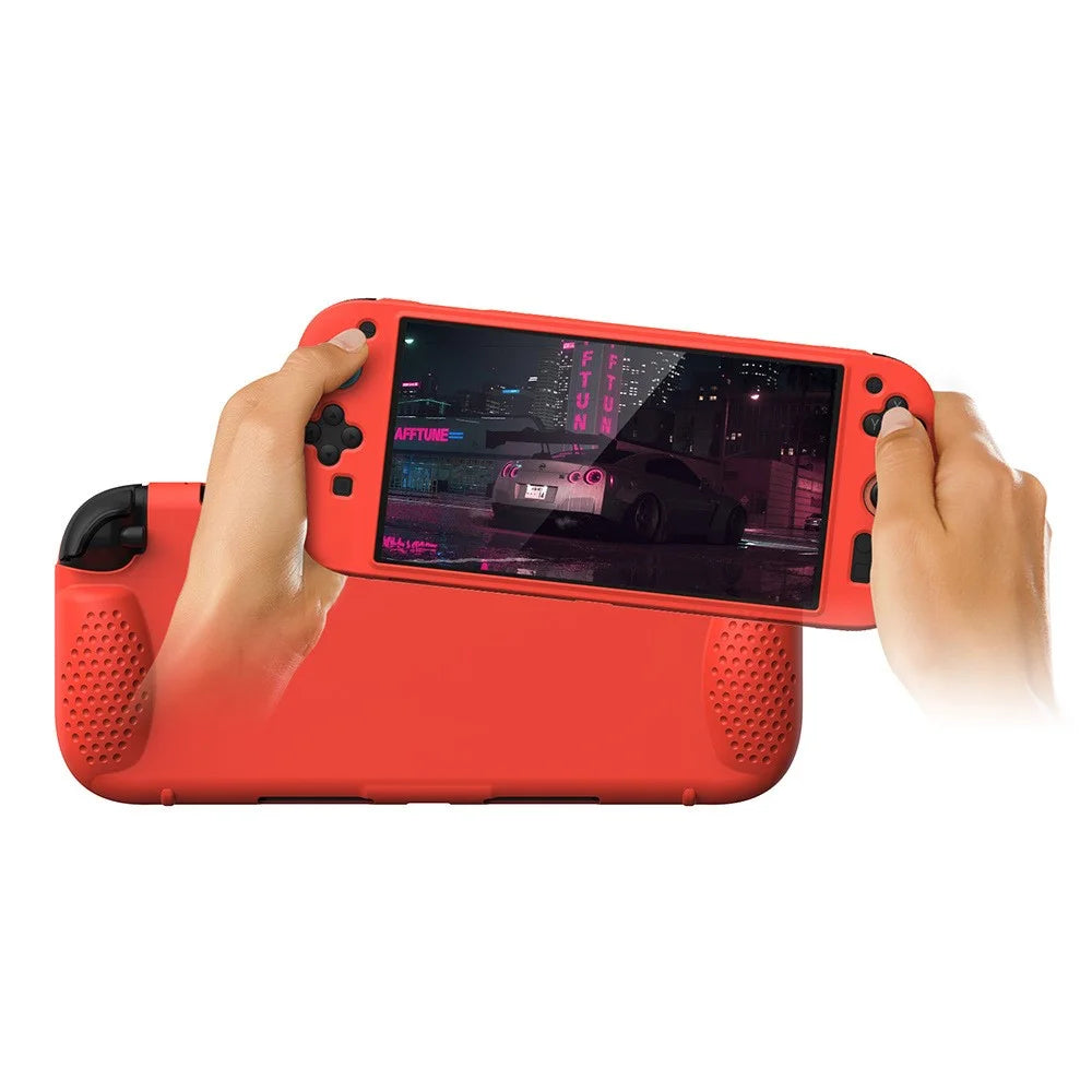 DOBE TNS-5171 For Nintendo Switch 2 Game Console Silicone Case Full Body Protection Cover - Red - 2