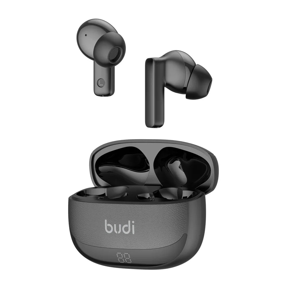 BUDI EP70B ANC + ENC Noise Cancelling True Wireless Earphones Powerful Bass Bluetooth-compatible Earbuds - 1