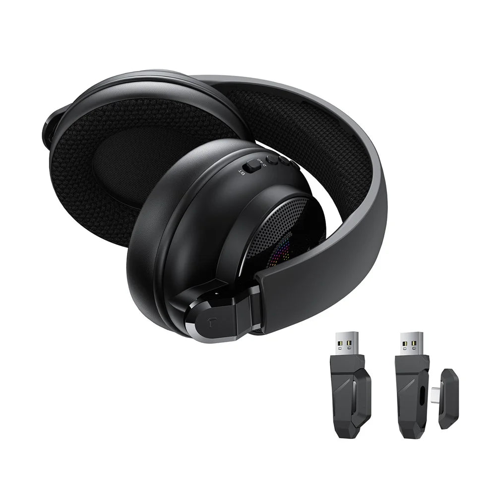 ACEFAST H15 Gaming Wireless Headset with Microphone 2.4G Bluetooth-compatible RGB Light Gaming Headphone - 4