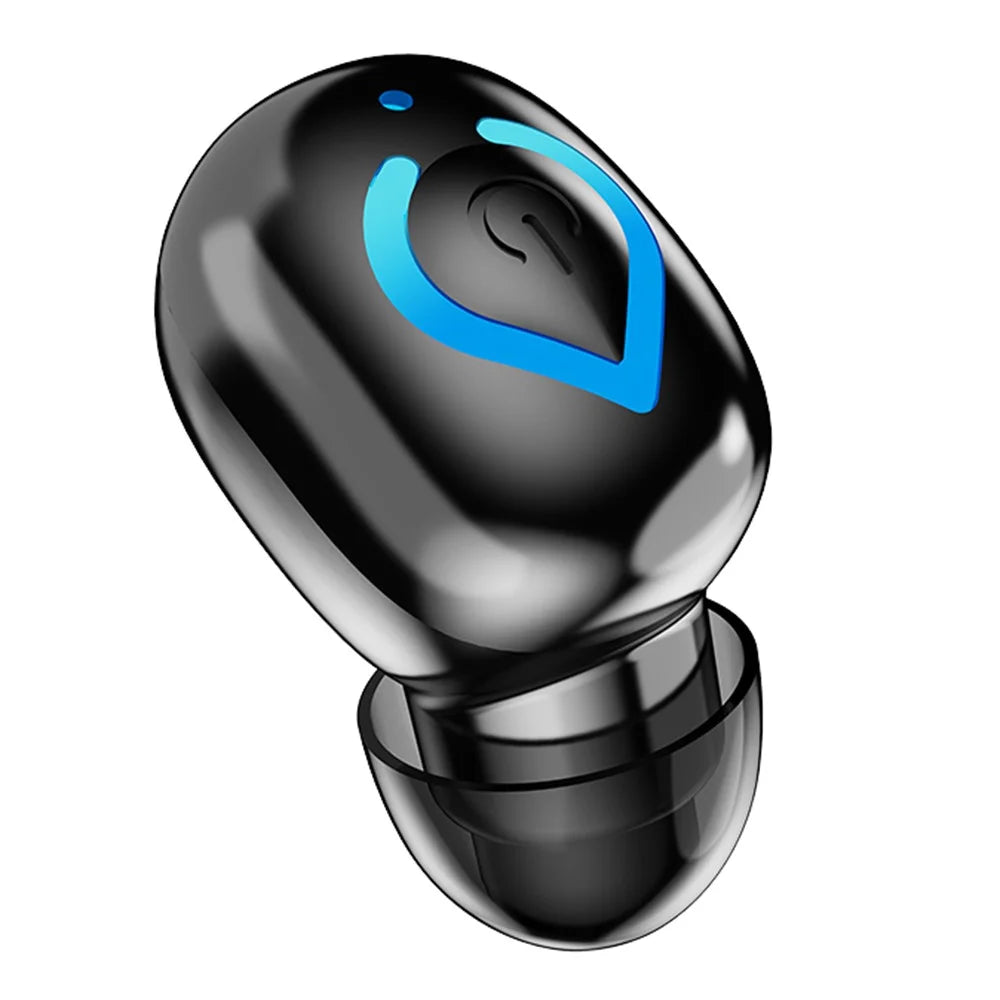 Invisible Single Ear Bluetooth-compatible 6.1 Earbud 20H Wireless Mini Sports Business In-ear Headphone - Black - 3