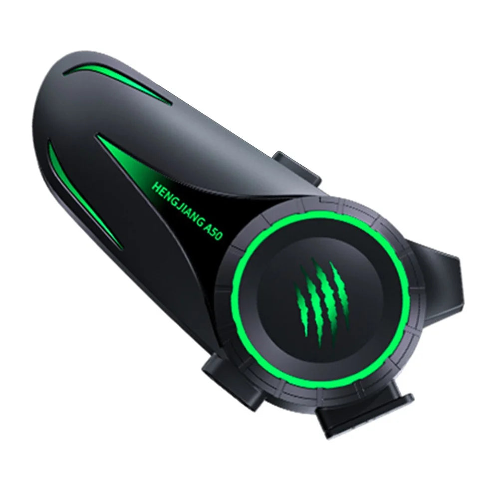 HENGJIANG A50 Waterproof  Hard Microphone Helmet Bluetooth-compatible Headset 1000mAh 30H Playtime AI Voice Earphone for Motorcycle (No Memory Card) - 1
