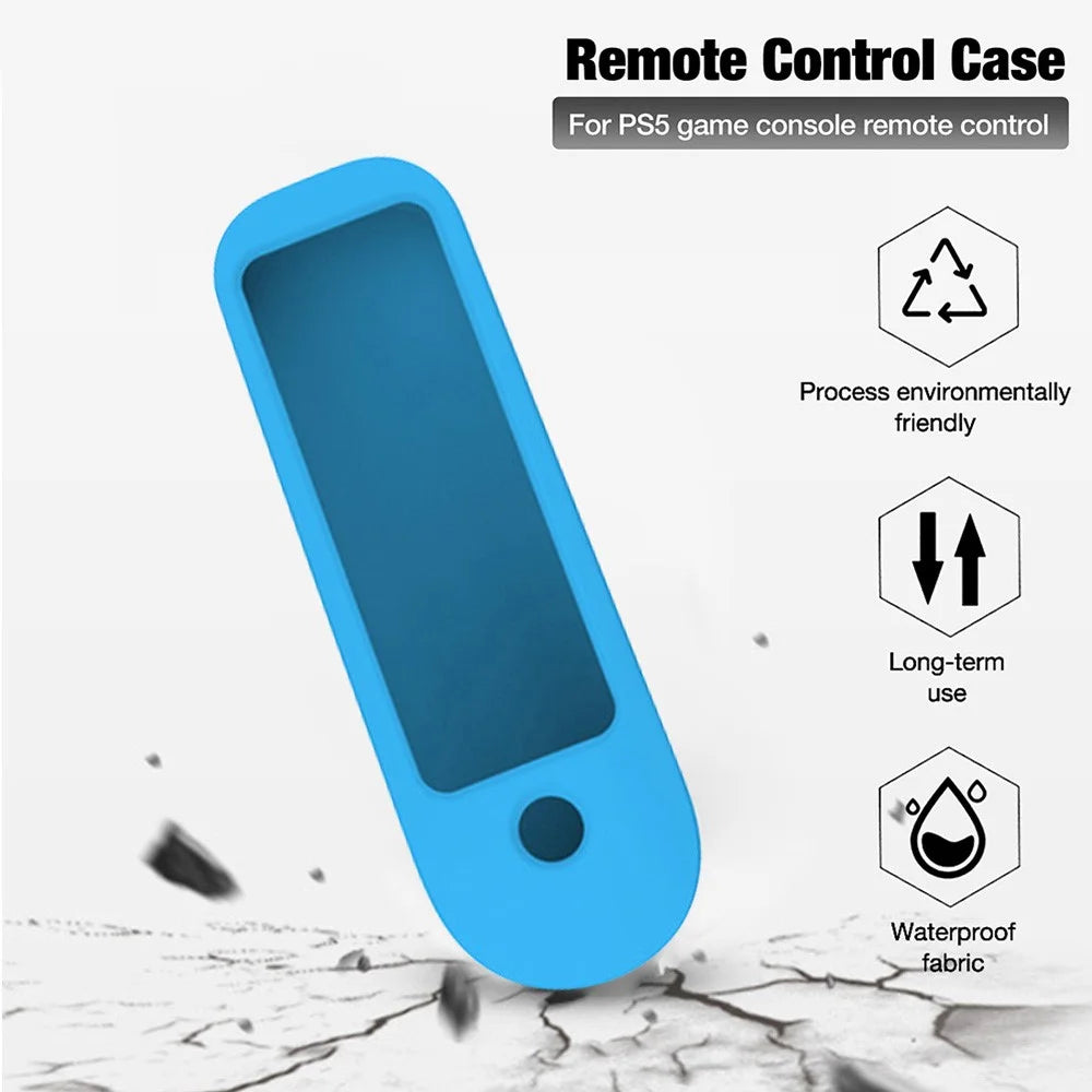 DOBE TP5-1536 Anti-slip Remote Control Cover Drop Resistant Silicone Case for PS5 Game Console Remote Control - Black - 2