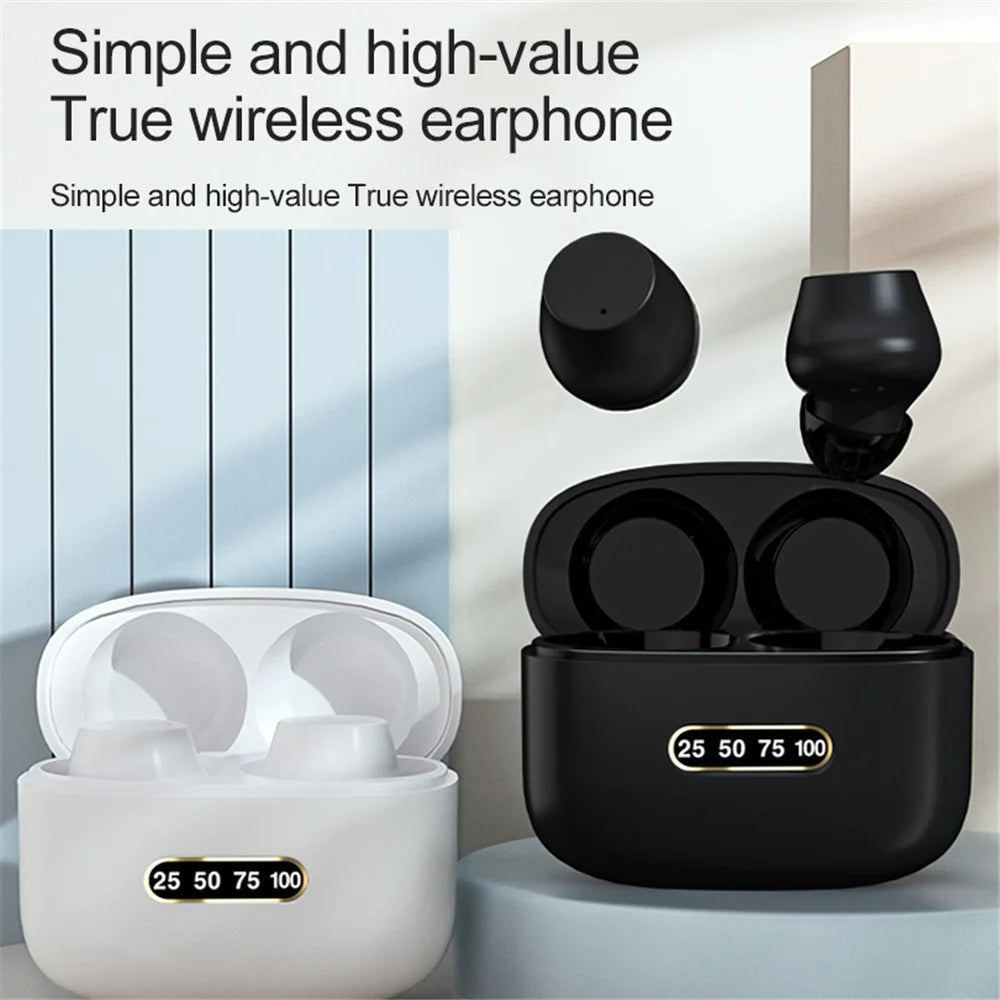 M8 TWS Bluetooth-compatible 5.0 In-ear Gaming IPX5 Waterproof Sports Headset with Charging Case - White - 2