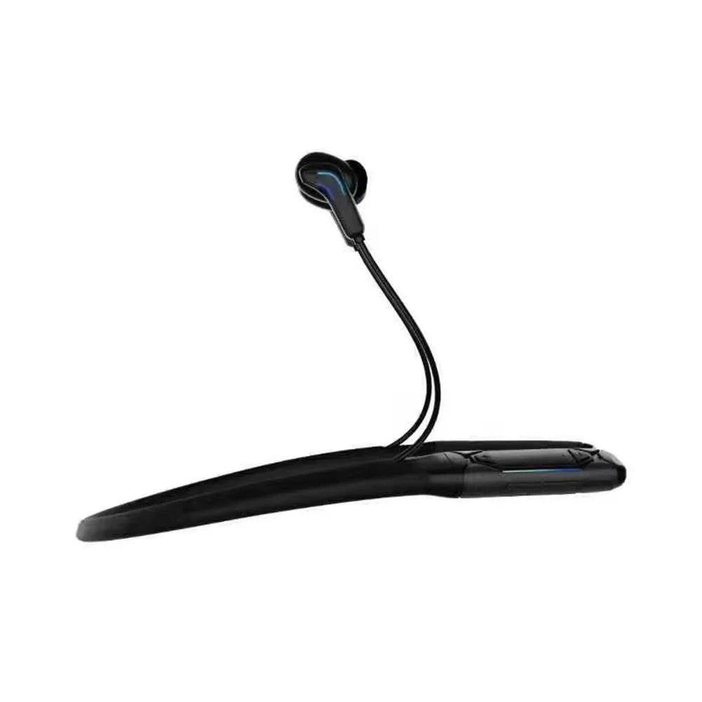 A55 Stereo Sound Wireless Earphone Neckband Bluetooth-compatible 5.1 Headset Gaming Headphone with Colorful Light Crystal-Clear Voice ENC Noise Cancelling Mic - 4