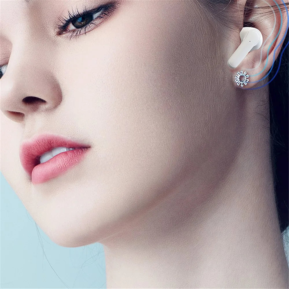 KOLINSKY JS59 Stereo Sound Wireless Earphones TWS Bluetooth-compatible 5.1 Headphones - Black - 6