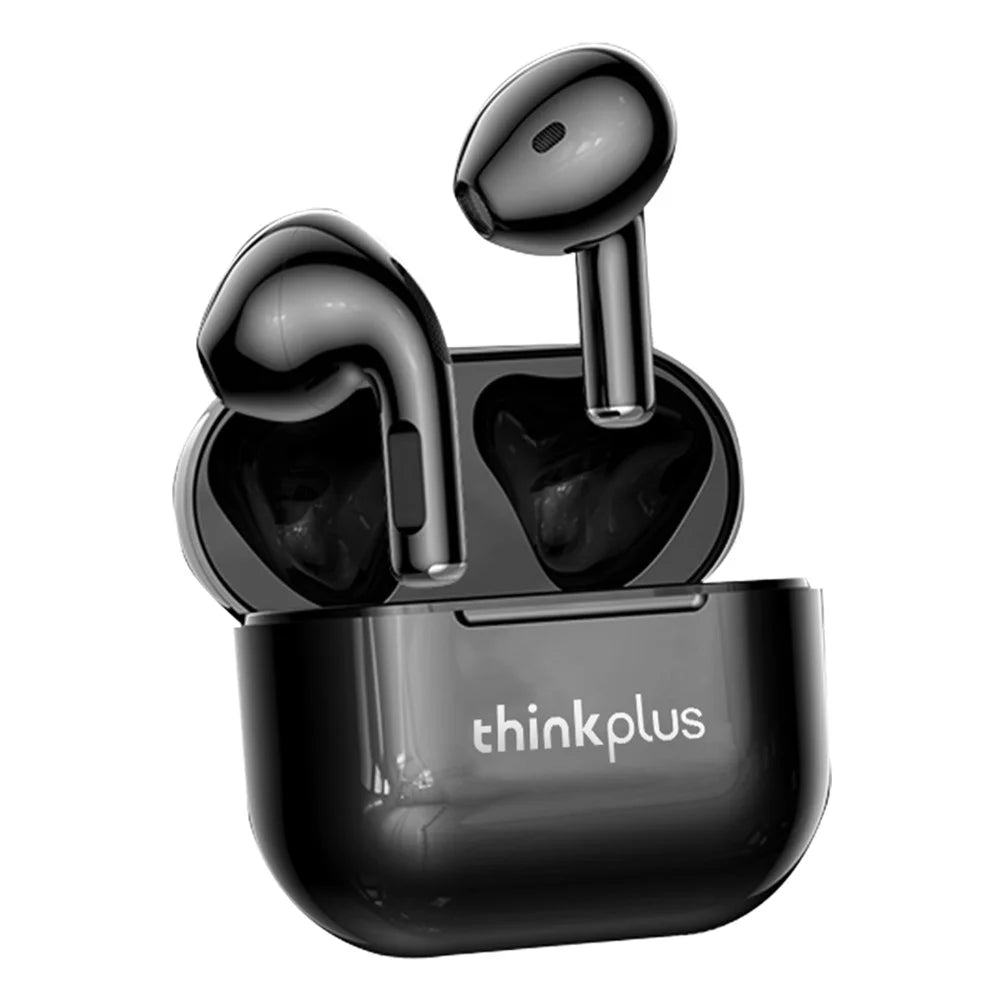 LENOVO Thinkplus LP40 Bluetooth-compatible 5.0 TWS Earphone Noise Reduction In-ear Headphone with 300mAh Charging Case - Black - 1