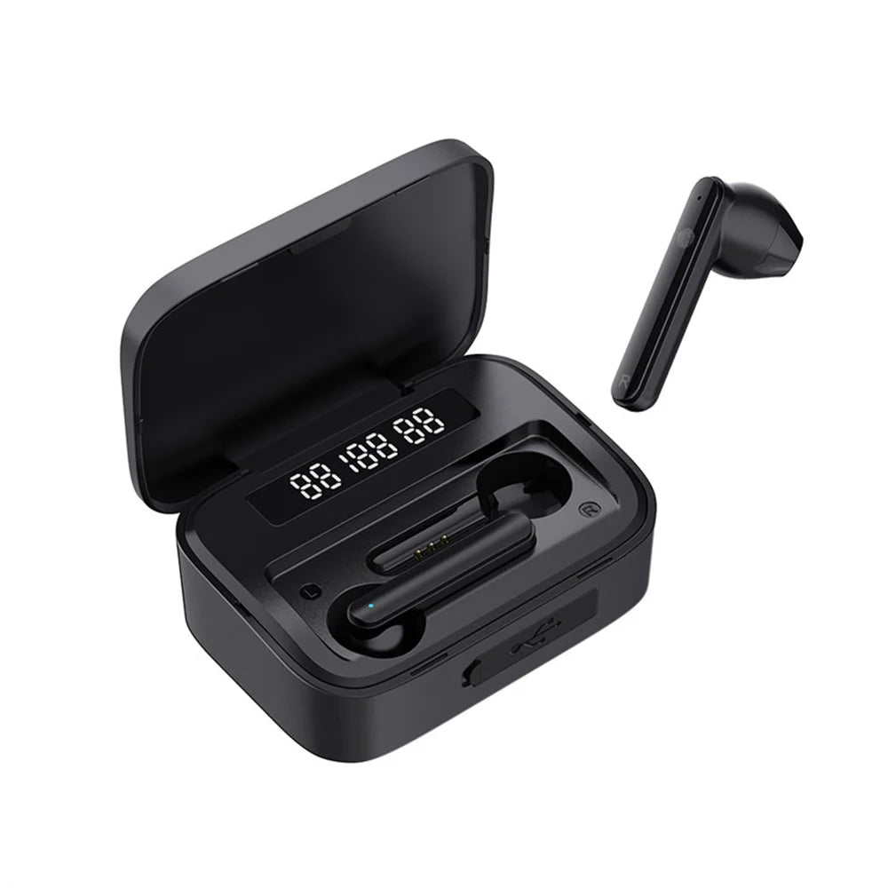 GORSUN V2S Bluetooth-compatible 5.0 TWS Headphones with LED Digital Display Noise Reduction Touch Control Earbuds - 1