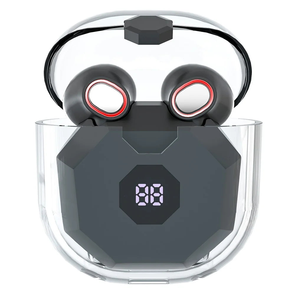 XT3S Transparent Design Bluetooth-compatible In-ear Earphone Sports Earbud Headset with Digital Display Charging Case - 7