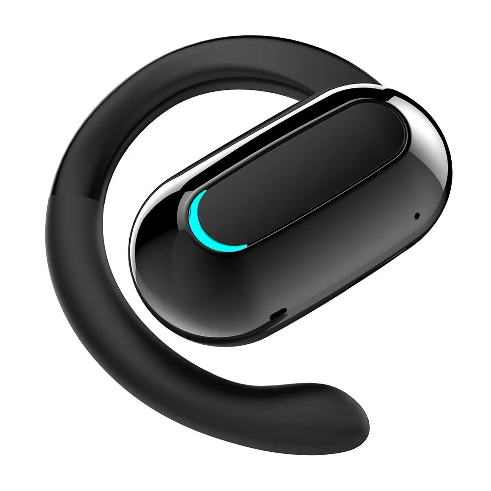 M-F9 Single Ear Wireless Bluetooth-compatible 5.3 Earhook Headset Sports Running Music Earphone - Black - 1