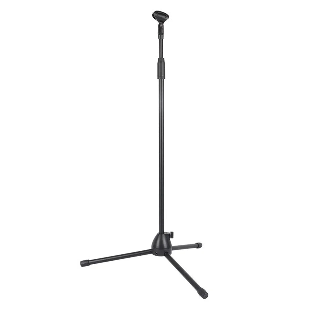 XLY-102 Microphone Stand Tripod Telescopic Height 140cm Mic Stands Holder for Performance, Karaoke Singing, Speech - 1