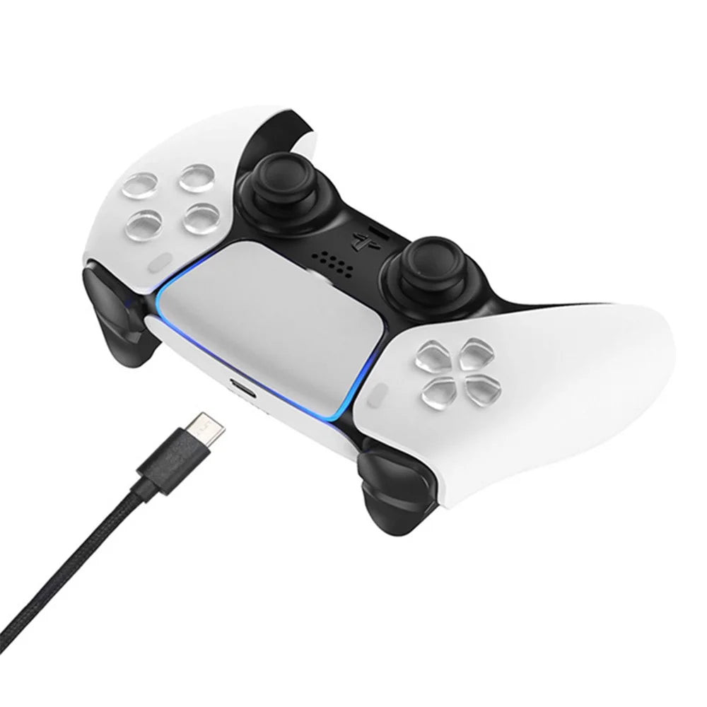 OIVO IV-P5229 For Sony PS5 Game Controller USB to Type-C Charging Cable Braided Cord - 2