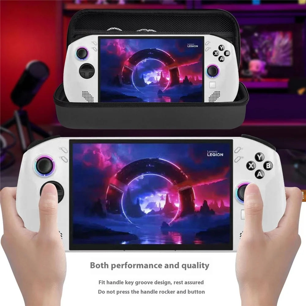 For Lenovo Legion Go S Gaming Console Portable Storage Bag Shockproof EVA Carrying Case with Handle - 4