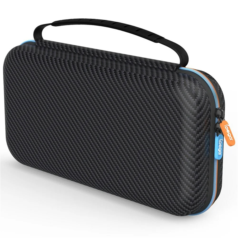 IPEGA PG-SW2005A For Nintendo Switch 2 Carrying Case Carbon Fiber Texture Hard Shell Storage Bag - 5