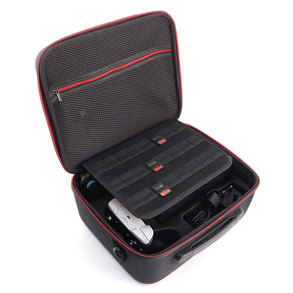 DOBE TNS-5179 For Nintendo Switch 2 Game Console Carrying Case EVA Zipper Storage Bag with Shoulder Strap - 3