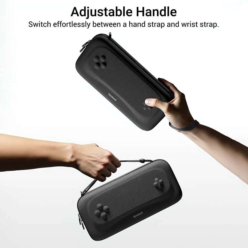 SYNTECH For Nintendo Switch 2 Carrying Case Game Cards Organizer Hard Shell Travel Storage Bag - Black - 3