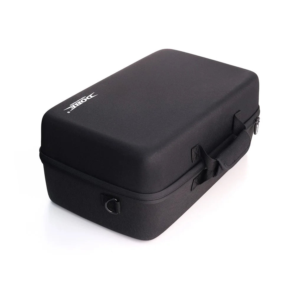 DOBE TP5-5511 Game Console Carrying Case for Sony PlayStation 5 Pro / 5 Slim EVA Hard Shell Protective Storage Bag with Zipper - Black - 7