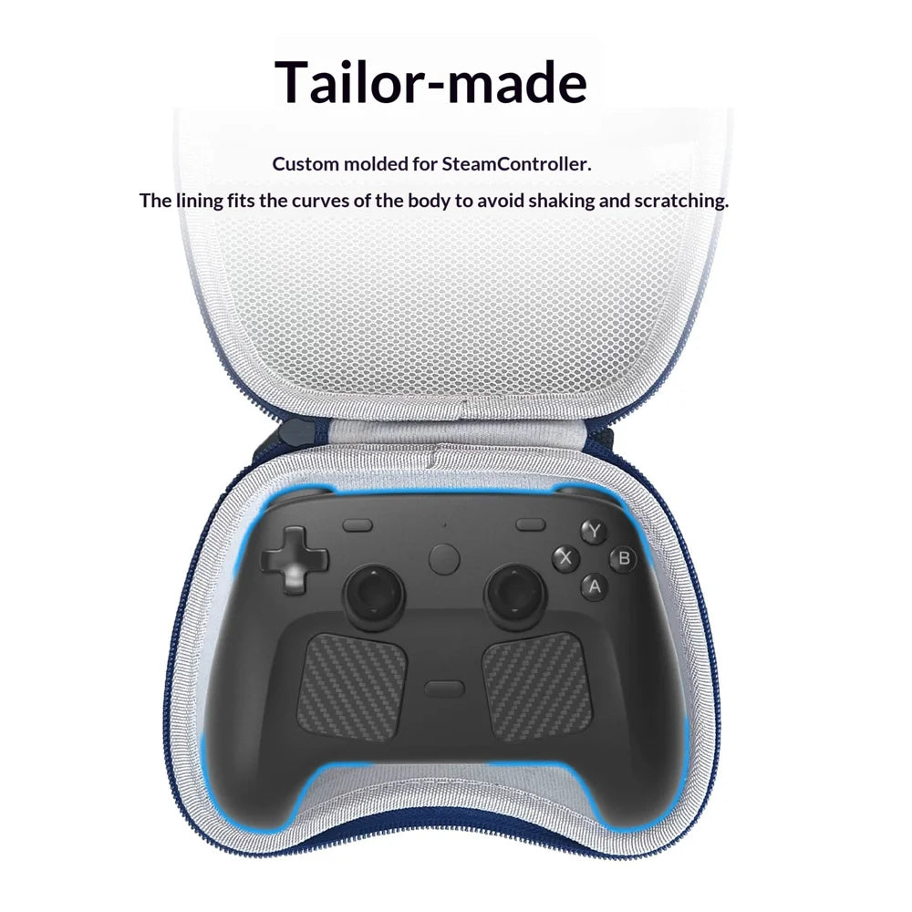 PGTECH GP-827 For Steam Controller (2nd generation) Carrying Case Waterproof Zipper Storage Bag with Charging Dock Compartment - 2