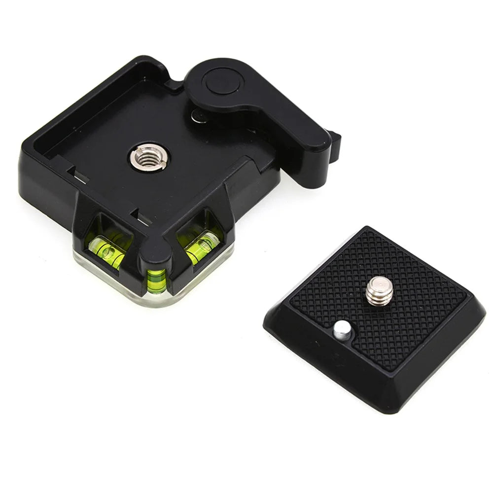 Quick Release Plate Platform Mount Base Camcorder Tripod Monopod Ball Head for DSLR Camera QR40 1/4 Screw - 2