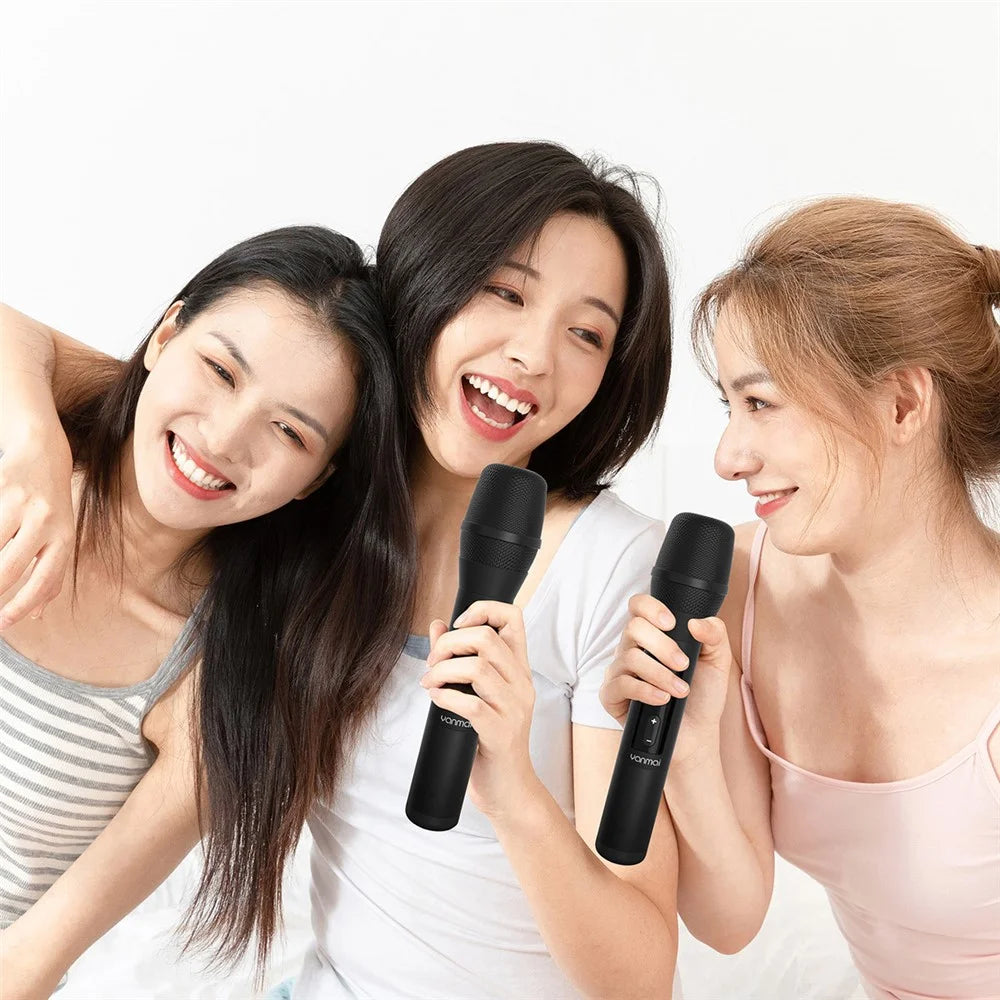YANMAI UF8 UHF Auto Wireless Dynamic Microphone System with Receiver for Amplifier Mixer Speaker - 6