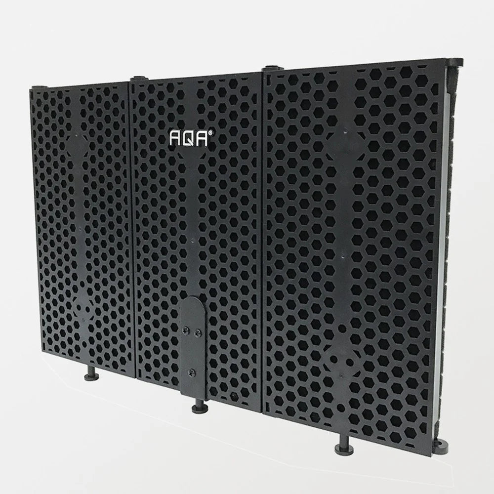 AQA S3 Microphone Isolation Shield High Density Absorbent Foam 3 Folding Panels Sound Shield Mic Recording Equipment - 5