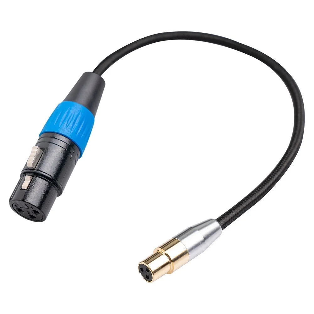 SA119GXK107BU 0.3m Mini XLR Female to XLR Female Adapter Cable Mixer Microphone Connection Cord - 2