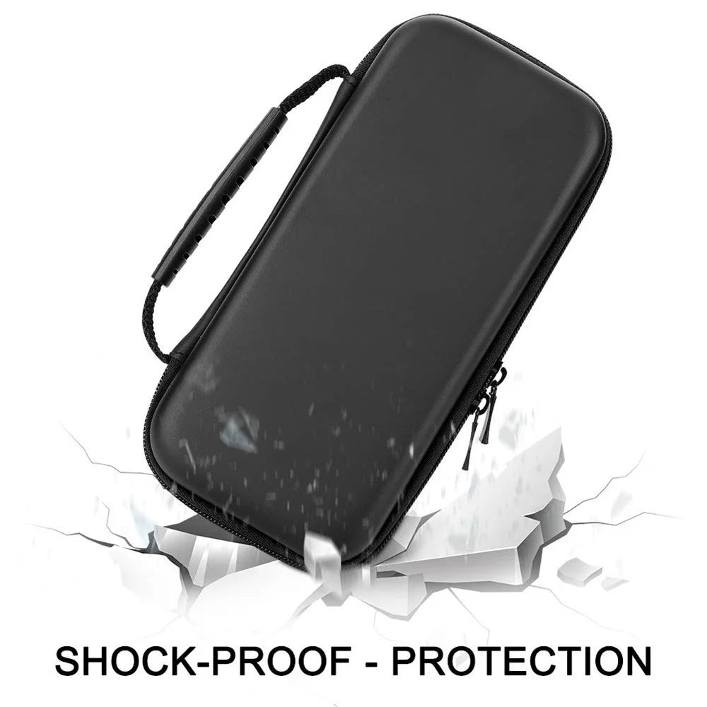 Storage Bag for Nintendo Switch Lite Game Console PU Leather+EVA Waterproof Carrying Case - 4