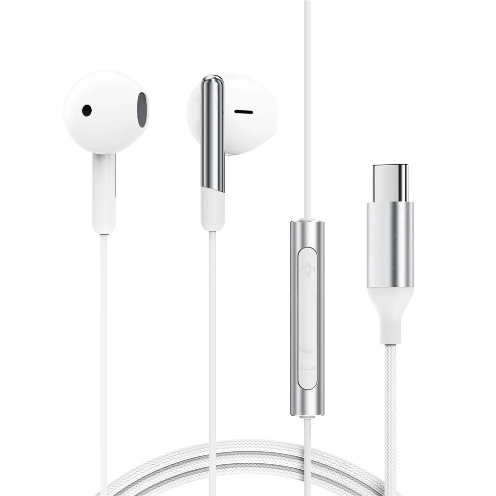 ACEFAST L3 1.2m USB-C Wired Earphone Clear Sound Headphone with Mic Control - 3