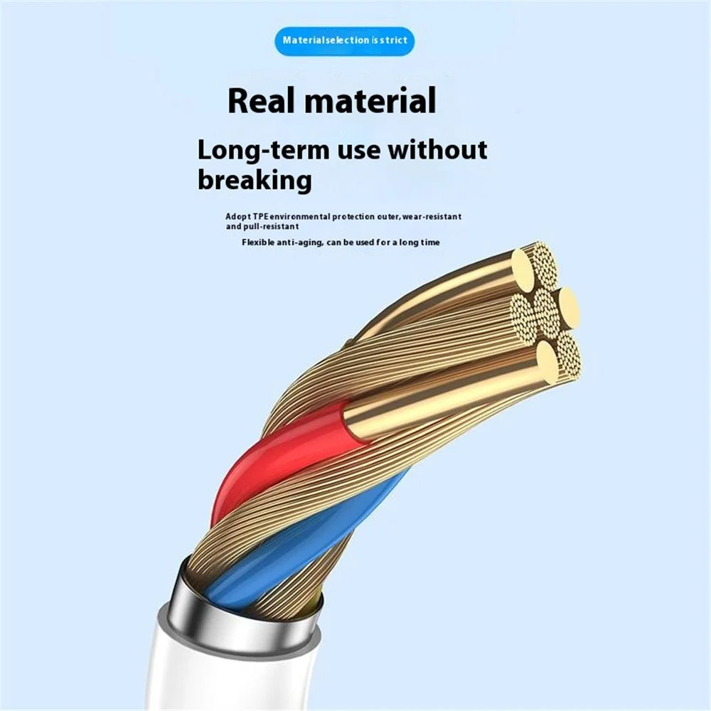 Type-C / 8-Pin 2-in-1 Wired Earphone Digital Chip Stereo Wire Control Phone Music Headset - 6